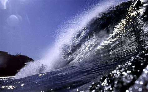 The Wave Dark Blue Nature Sea Wave 1440x900 Widescreen Wallpapers