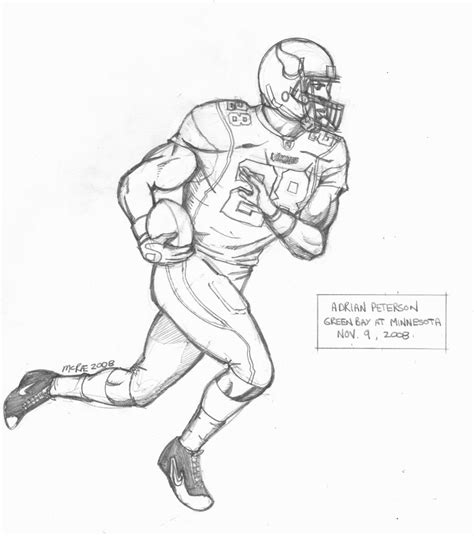 Here you will find a huge collection of images displaying the official kits of major and minor football clubs from more than 60 countries. Nfl Football Player Drawing at GetDrawings | Free download