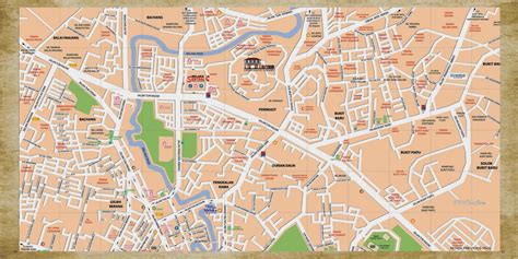 Melaka Street Map 20142015