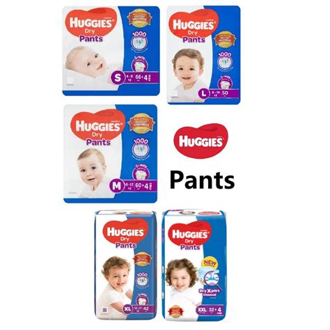 Lampin Bayi Huggies Dry Pants Diapers Babies And Kids Bathing