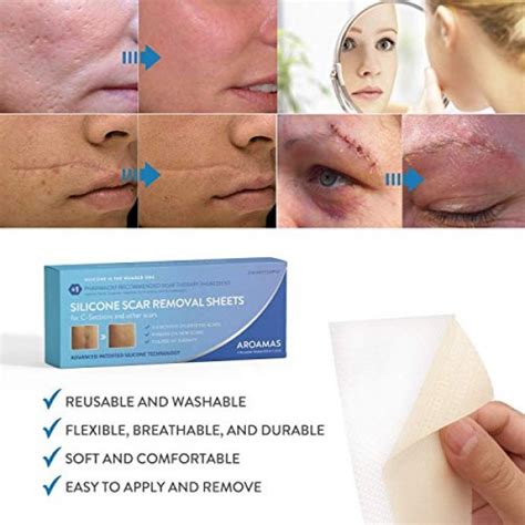Aroamas Professional Silicone Scar Removal Sheets For Scars