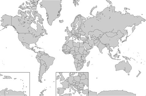 Blank Map Eastern Hemisphere