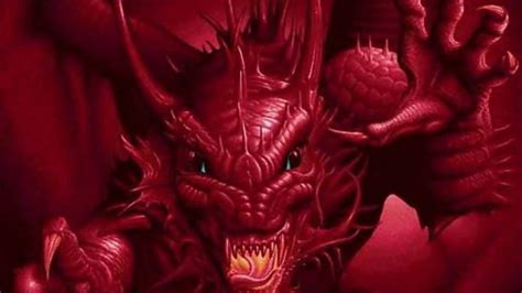 Red Dragon Fantasy Hd Background Wallpaper Creative And Fantasy
