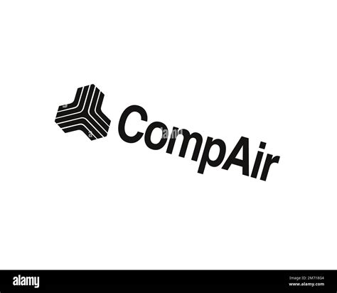 Compair Rotated Logo White Background B Stock Photo Alamy