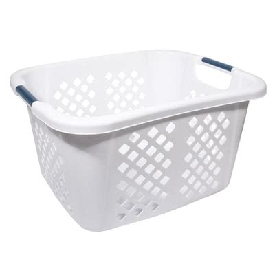 10 best laundry basket sizes of march 2021. Home Logic 1.5-bushel Plastic Laundry Basket at Lowes.com