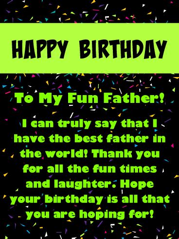 Wishing you an unforgettable day. Cute things to say to your dad on his birthday - MISHKANET.COM