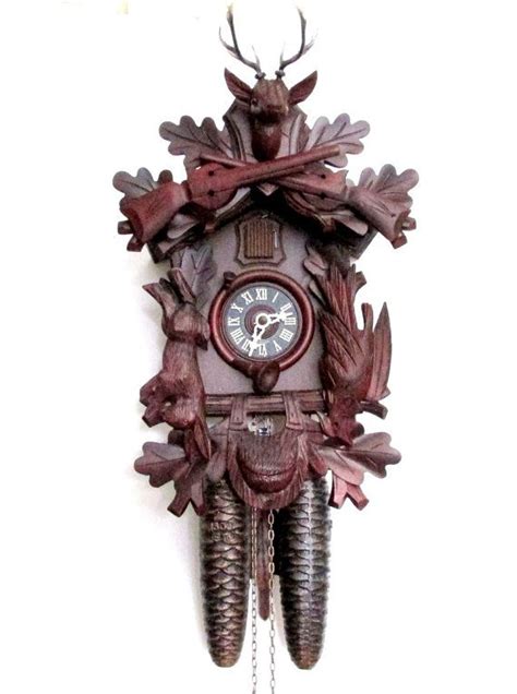 Big Game Hunters Cuckoo Clock Vintageunscripted Cuckoo Clock Clock