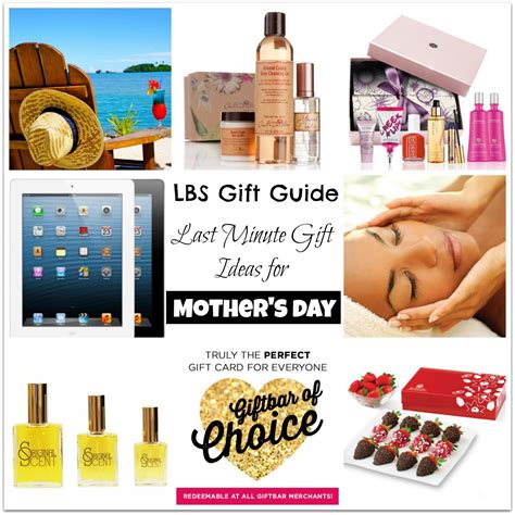 Every single year, your mom has. LoveBrownSugar: LBS Gift Guide: Last-Minute Mother's Day Gifts
