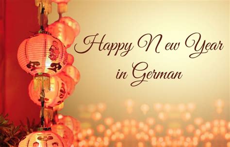 How To Say Happy New Year 2024 In German
