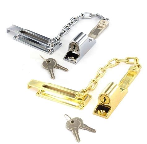 Securit Locking Door Security Chain And Keys Extra Security Lock 110mm