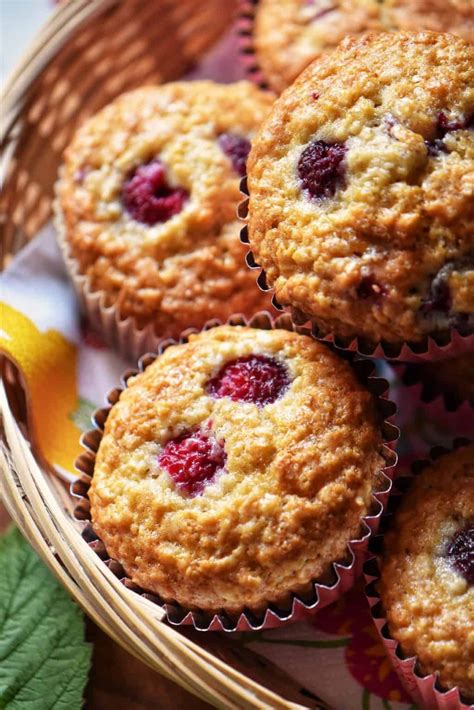 Raspberry Muffins Recipe With Oats She Loves Biscotti