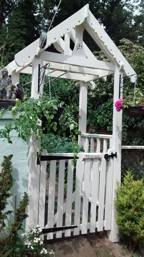 Beautiful Country Cottage Garden Gate Arch With Decorative Bargeboards