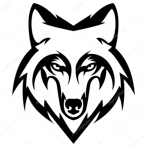 Wolf Head Logo Mascot Emblem — Stock Vector © Shesaysboo 101368278