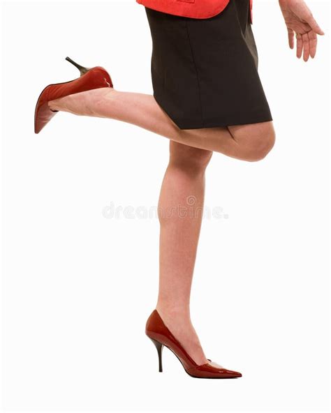 Business Woman Legs Wearing Heels Stock Image Image Of Business Legs