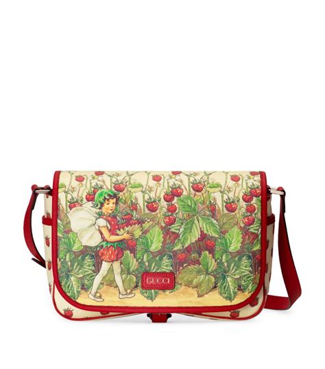 Gucci Kids Strawberry Fairy Messenger Bag Harrods Kw