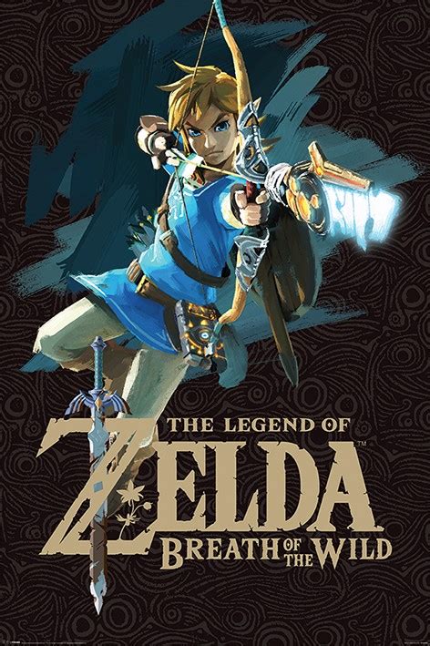 Legend Of Zelda Posters Legend Of Zelda Breath Of The Wild Poster