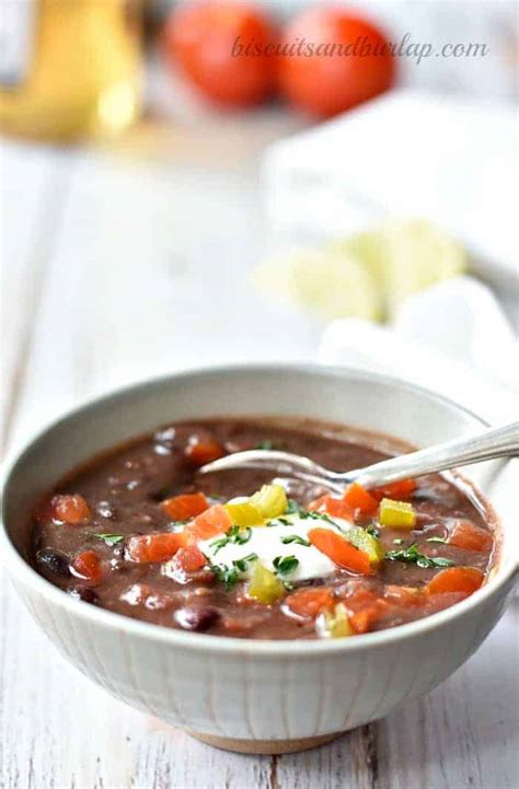 Black Bean Soup With Ham Is A Quick And Easy Recipe