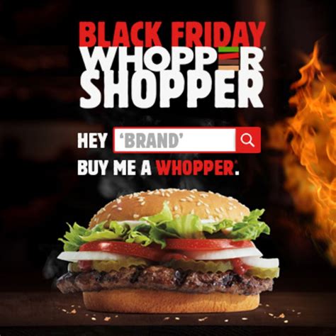 Black Friday Whopper Shopper Grabarz And Partner Burger King Dandad