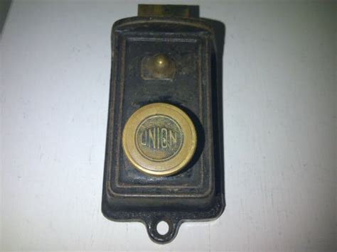 Vintage 1940s Union Door Lock Dead Bolt Lock Brass Copper Cast