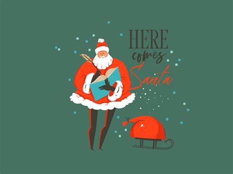 Santa By Anastasy Helter On Dribbble