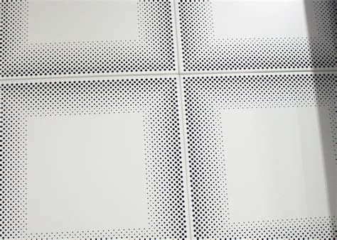 Metal Front Perforated Aluminum Acoustic Panels For Ceiling 12 X 12