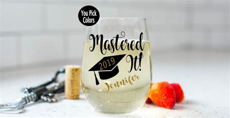 Wine bottle accessories, two stemless wine glasses, marble coasters, and sweet and salty treats. 23 Cool Graduation Gifts Under $25 To Get For Yourself ...