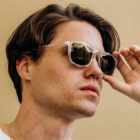 Clear Frame Sunglasses Mens Beau Herzog