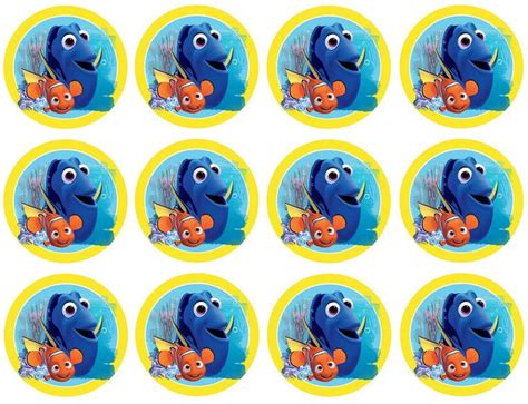 Finding Nemo Cupcake Toppers