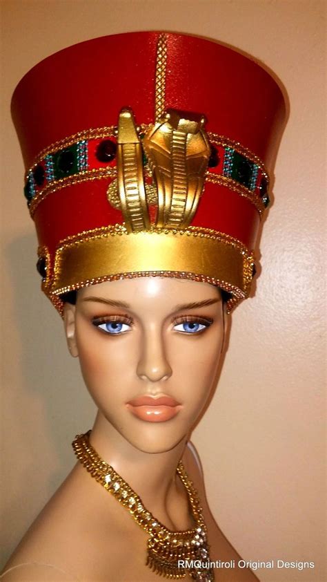 Nefertiti Headdress Egyptian Crown Burning Man Fantasy Fest Rave