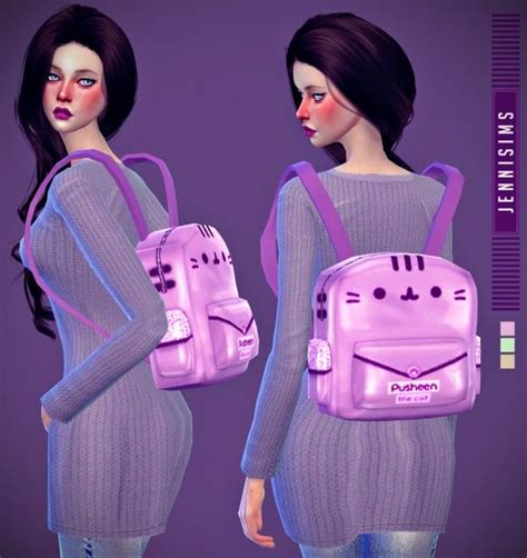 Jenni Sims Kawaii Bagpack And Bow Valentine • Sims 4 Downloads Sims