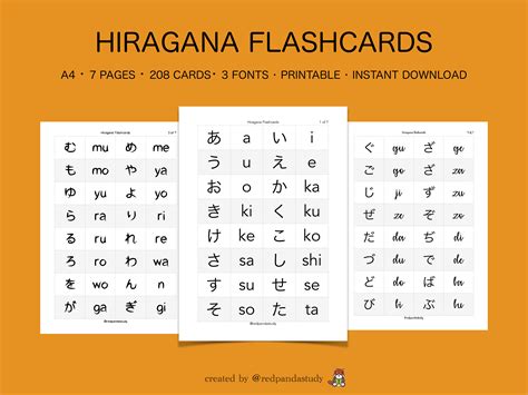 Hiragana Flashcards Printable Free As With Our Hiragana Flashcards We