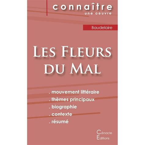 Fiche de lecture Les Fleurs du Mal de Charles Baudelaire (Analyse