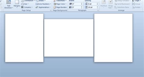 Word 2010 Use Both Portrait And Landscape Orientation In One Document