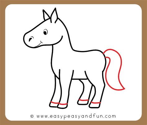 How To Draw A Horse Step By Step Tutorial For Kids Cartooning