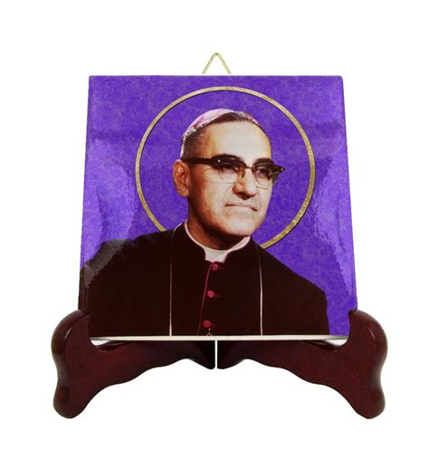 Saint Óscar Romero Icon On Ceramic Tile St Óscar Romero Etsy