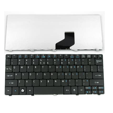 Acer Aspire One 532h Nav50 Black Laptop Keyboard Windows 7 Us Layout