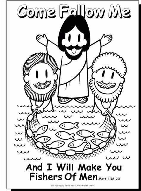 Now i can have my 4 years old working on these activities while the older one is doing his school work. Free Coloring Page Fishers Of Men Coloring Page In Fishers ...