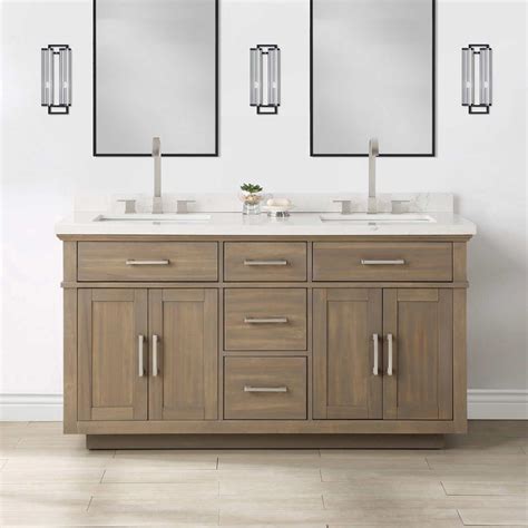 Alston 60 Vanity By Mission Hills Wood Bathroom Vanity 60” Vanity
