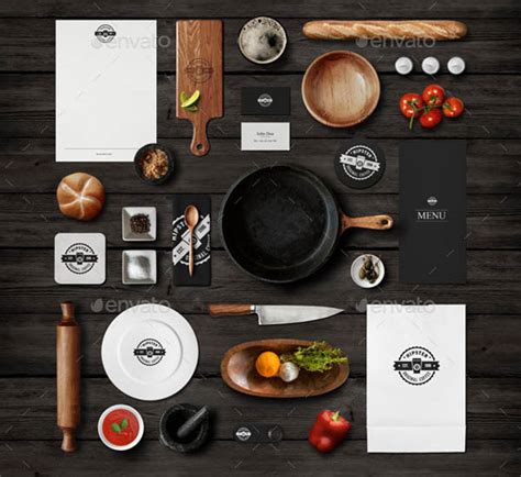 20 Best Cafe And Restaurant Identity Mockup For Branding Project