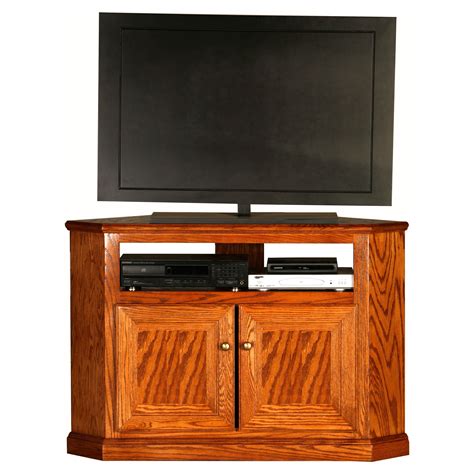 Eagle Furniture Classic Oak Customizable 46 In Tall Corner Tv Stand