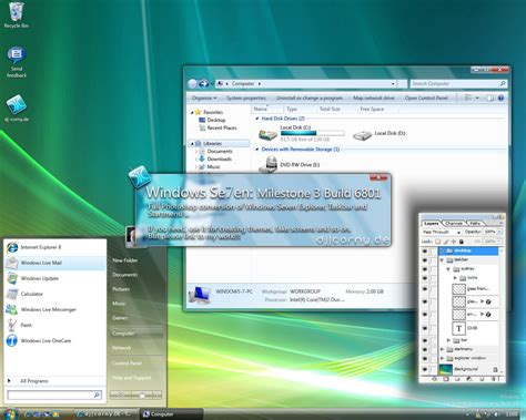 Windows Seven M3 6801 Psd By Dj Corny On Deviantart