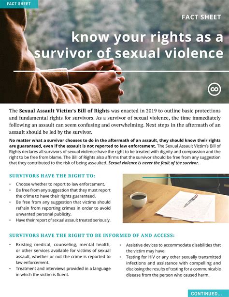Sexual Assault Victims Bill Of Rights For New Jersey — Mahwah Police