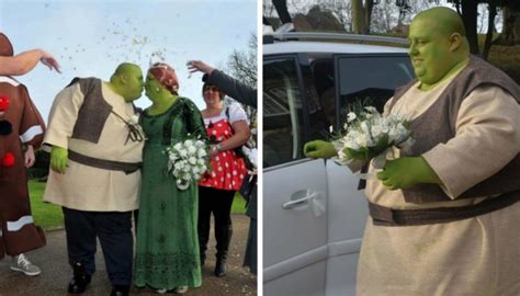 Svatba Doslova Jako Z Pohádky Skutečný Shrek řekl „ano Své Fioně