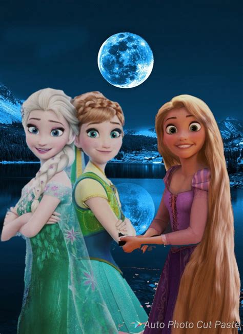 Rapunzel Anna And Elsa Together Disney Princess Wallpaper Rapunzel All Disney Princesses