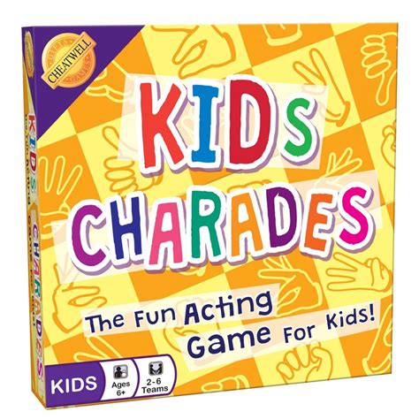 Cheatwell Games Kids Charades Game Ts Games And Toys From Crafty