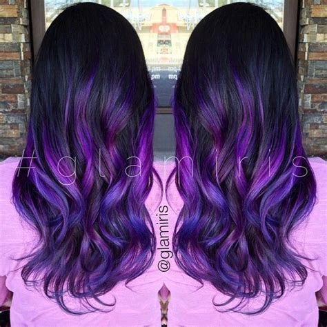 Pin By My Info On My Hair Brunette Hair Color Purple Hair Dark
