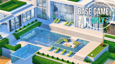 Exclusive Mansion Base Game Only Nocc The Sims 4 Stop Motion