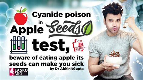 Cyanide Poison In Apple Seeds Test Beware Of Eating Apple Its Seeds