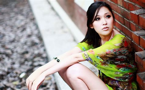 Wallpaper Model Brunette Asian Dress Fashion Clothing Color