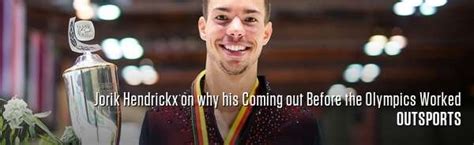 Queerclicks October Jorik Hendrickx On Why His Coming Out Before